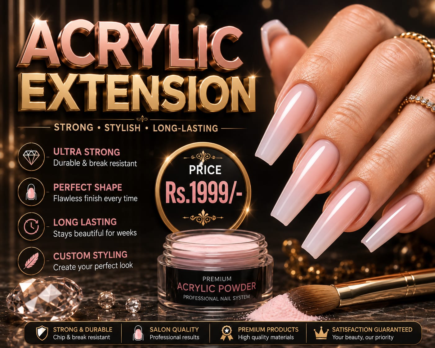 Acrylic extensions